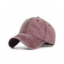 Load image into Gallery viewer, Distressed Wash Ponytail Baseball Cap
