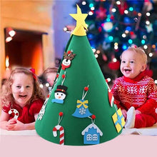 Load image into Gallery viewer, DIY 3D Felt Christmas Tree Upgraded Toddler Christmas Tree
