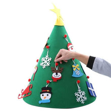 Load image into Gallery viewer, DIY 3D Felt Christmas Tree Upgraded Toddler Christmas Tree
