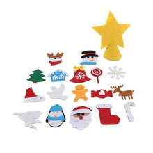 Load image into Gallery viewer, DIY 3D Felt Christmas Tree Upgraded Toddler Christmas Tree
