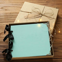 将图片加载到图库查看器，DIY Photo Albums Wedding Photo  Scrapbook 20Pages Cover Self Adhesive Scrapbook Album Case Binding Hardcover Craft Blank Black Page Wedding and Anniversary Family Photo Album
