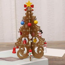 Load image into Gallery viewer, DIY Stereo Wooden Christmas Tree - Christmas Decoration Ornaments

