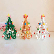 Load image into Gallery viewer, DIY Stereo Wooden Christmas Tree - Christmas Decoration Ornaments
