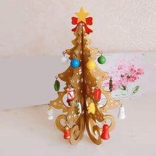 Load image into Gallery viewer, DIY Stereo Wooden Christmas Tree - Christmas Decoration Ornaments
