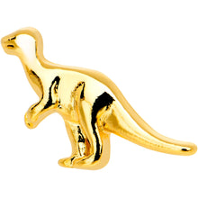 Load image into Gallery viewer, 16G 1/4 Gold PVD Dangerous Dinosaur Tragus Cartilage Earring
