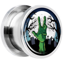 将图片加载到图库查看器，Cemetery Zombie Hand Halloween Plug Set 1/2
