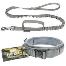 将图片加载到图库查看器，Dog Collar Leash Adjustable Military Nylon Rope Dog Collar Leash Set Adjustable Dog Collars for Medium Large Dogs Durable Pet Collar Nylon Big Dog Collar Training for Medium Large Dogs Accessories
