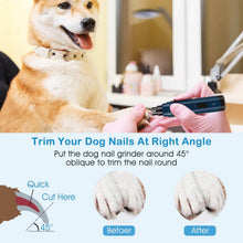将图片加载到图库查看器，Dog Nail Grinder 2 Speeds Quiet USB Rechargeable
