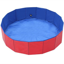 将图片加载到图库查看器，Dog Pool Foldable Dog Swimming Pool Pet Bath Swimming Tub Bathtub Pet Swimming Pool Collapsible Bathing Pool for Dogs Cats Kids Dog Swimming Pool For Large &amp; Small Dogs
