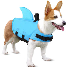 Load image into Gallery viewer, Dog Swimsuit with Shark Fin
