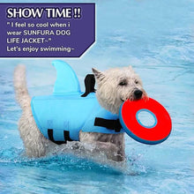 Load image into Gallery viewer, Dog Swimsuit with Shark Fin
