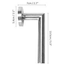 Load image into Gallery viewer, Door Handle Set Stainless Steel Lock Interior Home Door Handle Lock Durable Adjustable Latch Door Handle Lever With Modern Contemporary Slim Round Design For Home Bedroom Bathroom

