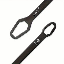 Load image into Gallery viewer, Double End Multifunctional Universal Wrench, 3-17mm Self-Tightening Lazy Wrench Repair Tools
