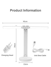 Load image into Gallery viewer, Double Lamp Cap Led Foldable Reading Lamp For Children's Mobile Phone Bracket Desk Study Light Free Shipping Bedroom Table Lamps Decorative Table Lamp Cute Study Lamps for Bedroom Décor
