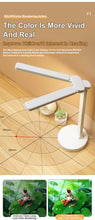 Load image into Gallery viewer, Double Lamp Cap Led Foldable Reading Lamp For Children's Mobile Phone Bracket Desk Study Light Free Shipping Bedroom Table Lamps Decorative Table Lamp Cute Study Lamps for Bedroom Décor
