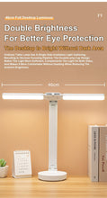 Load image into Gallery viewer, Double Lamp Cap Led Foldable Reading Lamp For Children's Mobile Phone Bracket Desk Study Light Free Shipping Bedroom Table Lamps Decorative Table Lamp Cute Study Lamps for Bedroom Décor

