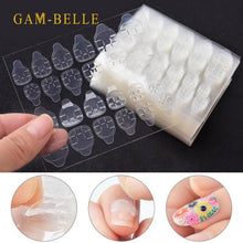 将图片加载到图库查看器，Double Sided False Nail Art Adhesive Tape Glue Sticker Tips Fake Nail Acrylic Manicure Gel Makeup Tool  Self Adhesive Nail Glue Sticker for False Nail Tips Waterproof Breathable Jelly Gel Nail Tape Glue Stickers for False Nails Tips
