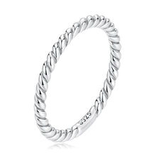 Load image into Gallery viewer, 925 Sterling Silver Oxidized Ring Size 6.0 for Women
