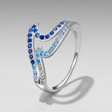 Load image into Gallery viewer, 925 Sterling Silver Size 6.0 White Gold Plated CZ Ring for Women
