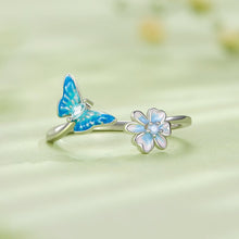 将图片加载到图库查看器，925 Sterling Silver Opal Nanometer Stone Plated Platinum Ring
