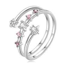 将图片加载到图库查看器，925 Sterling Silver CZ Pavé Ring
