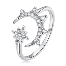 将图片加载到图库查看器，925 Sterling Silver Pavé Setting CZ Ring
