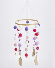 Load image into Gallery viewer, Dream Catcher Decoration Home Wind Chime Bed Bell Children's Girls Room Decor  Newborn Baby Bed Bell Dream Catcher String Pendant Kids Room Decoration Wooden Wind Chime Bed Bell Nursery Crib Bed Bell Baby Bedroom Ceiling Woven Beads Wind Chime
