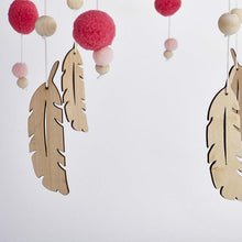 Load image into Gallery viewer, Dream Catcher Decoration Home Wind Chime Bed Bell Children's Girls Room Decor  Newborn Baby Bed Bell Dream Catcher String Pendant Kids Room Decoration Wooden Wind Chime Bed Bell Nursery Crib Bed Bell Baby Bedroom Ceiling Woven Beads Wind Chime
