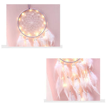 Load image into Gallery viewer, Dream Catcher Led Handmade Dream-catcher Traditional Feather Hanging Home Wall Decoration  Night Dream Catchers  Decor Ornament Wall Hanging Wind Chimes For Home Room Decoration

