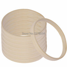 将图片加载到图库查看器，Dream Catcher Ring Round Bamboo Circle Embroidery Hoop Set Bamboo Circle Cross Stitch Hoop Ring Wind Chime DIY Hanging Accessories Wedding Wreath Decor Wall Crafts For Embroidery &amp; Cross Stitch

