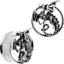 Load image into Gallery viewer, Angry Dragon Double Flare Tunnel Plug Set 6mm to 25mm
