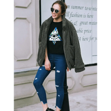 将图片加载到图库查看器，Durable Autumn Winter Faux Fur Coat For Women Casual Warm Soft Zipper Fur Jacket Plush Overcoat Pocket Plus Size Teddy Coat For Female

