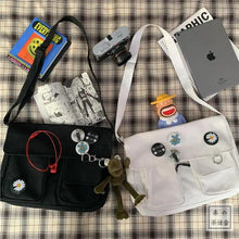 Load image into Gallery viewer, Durable Canvas Diagonal Cross Bag Youth Fashion And Casual Version Ladies Large Capacity Shoulder Bag For Women And Girls

