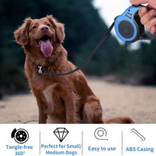 Load image into Gallery viewer, Durable Double Switch Retractable Pet Leash
