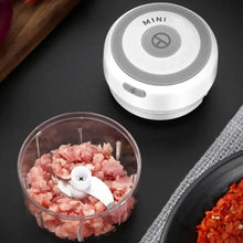 Load image into Gallery viewer, Durable Electric Food Crusher Mini Garlic Press Garlic Crusher Vegetable Chopper For Kitchen Crushed Garlic Crushed Ginger Crushed Chili
