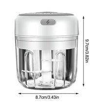 Load image into Gallery viewer, Durable Electric Food Crusher Mini Garlic Press Garlic Crusher Vegetable Chopper For Kitchen Crushed Garlic Crushed Ginger Crushed Chili

