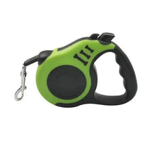 Load image into Gallery viewer, Durable Leash Automatic Retractable Nylon Dog Cat Lead Extension Puppy Automatic Telescopic Pet Leash Pet Tractor Small And Medium Dog Cat Traction Rope 360° Tangle Free Easy One Button Brake And Lock Running Lead For Dogs
