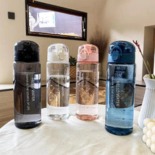 将图片加载到图库查看器，Durable Sports Cup Couple Water Cup Plastic Portable Drink Bottle Tarvel Outdoor Rope Water Bottle Juice Milk Cup Kitchen Water Cup
