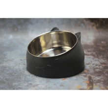 Load image into Gallery viewer, Durable Stainless Steel Cat Small Pet Bowl Easy Clean Cute Cat Feeding Bowls Drinking Water Feeder Tilt Dish For Pets
