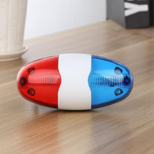 将图片加载到图库查看器，Durable Waterproof Multifunction Cycle Lamp 4 Loud Siren Sound Trumpet Police 6 LED Light Electronic Siren Bike Bell Battery Bike Bicycle Police Strobe Blue Red Bicycle Safety Light Loud Siren Sound Cycling Horn Bells

