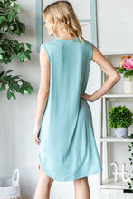 将图片加载到图库查看器，Full Size Striped Sleeveless V Neck Dress For Women – Timeless Striped V Neck Dress, Sophisticated Sleeveless Dress, Classic Striped Dress, Flattering V Neck Dress, Versatile Sleeveless Dress, Chic Striped Dress, Elegant V Neck Dress
