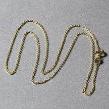 Load image into Gallery viewer, 18k Yellow Gold Diamond Cut Cable Link Chain (1.10 mm)

