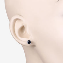 Load image into Gallery viewer, 1.70 Carat Genuine Blue Sapphire 10K White Gold Earrings
