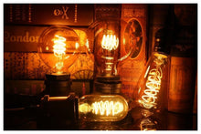 Load image into Gallery viewer, E14 E27 Retro LED Spiral Filament Light Bulb 4W 220V C35 G45 A60 T45 ST64 T185 T225 G80 G95 G125 Vintage Edison Lamp Vintage Filament Light Bulbs Globe Round

