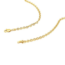 Load image into Gallery viewer, 4.0mm 14k Yellow Gold Diamond Cut Cable Link Chain
