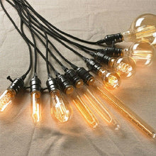 将图片加载到图库查看器，E27 Retro Edison Bulb AC 220V 110V 40W Dimmable Vintage Edison Light bulb ST64 G80 G95 T225 T300 Incandescent Lamp Edison Lamp Bravelight Antique Vintage Light Bulbs, T64 40W 2700K Warm Dimmable, Squirrel Cage Filament Edison Light Bulb for Table Lamp
