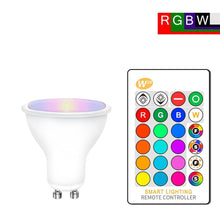 Load image into Gallery viewer, E27 RGB Led Bulb 5W 10W 15W Dimmable 16 Color Changing Magic Bulb GU10 8W AC 220V 110V RGB White IR Remote Control Night Light LED Light Bulb, Color Changing Light Bulb with Remote
