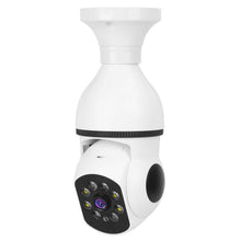 Load image into Gallery viewer, E27 WiFi Bulb Camera 1080P FHD WiFi IP Pan Tilt Security Surveillance  Camera with Two-Way Audio Full Color Night Vision
