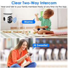 Load image into Gallery viewer, E27 WiFi Bulb Camera 1080P FHD WiFi IP Pan Tilt Security Surveillance  Camera with Two-Way Audio Full Color Night Vision
