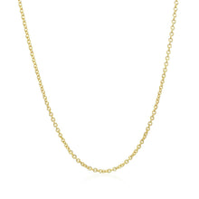 Load image into Gallery viewer, 14k Yellow Gold Forsantina Lite Cable Link Chain 1.5mm
